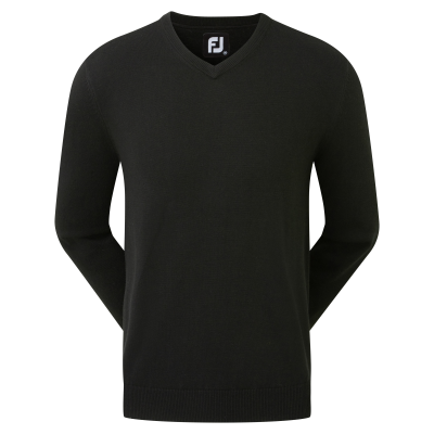 Picture of FJ FOOTOY GENTS GOLF  V NECK LAMBSWOOL PULLOVER