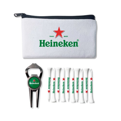 Picture of GEO BOTTLE OPENER COTTON CANVAS ZIP GOLF BAG SET