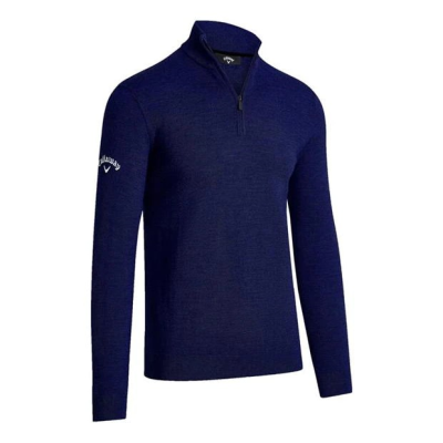 Picture of CALLAWAY GOLF GENTS WINDSTOPPER QUARTER ZIP EMBROIDERED SWEATER