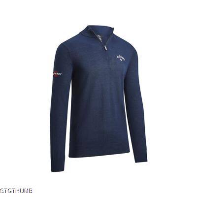 Picture of CALLAWAY GOLF GENTS QUARTER ZIP BLENDED MERINO SWEATER