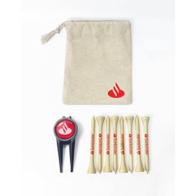 Picture of CAPMATE MINI ORGANIC COTTON DRAWSTRING GOLF BAG SET