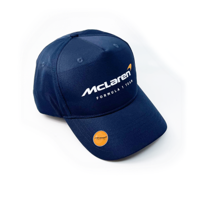 Picture of 5 PANEL PRINTED GOLF CAP with Magnetic Ball Marker to the Peak