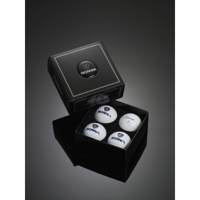 Picture of TITLEIST TOUR SOFT GOLF BALL in a 4 Ball Dome Box.