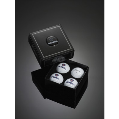 Picture of TITLEIST TOUR SOFT GOLF BALL in a 4 Ball Dome Box.