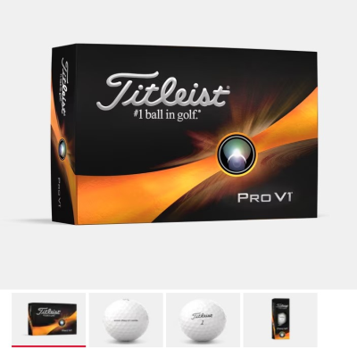 Picture of TITLEIST PRO V1 PRINTED GOLF BALL