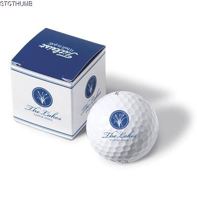 Picture of TITLEIST PRO V1X GOLF BALL PRESENTED in a 1 Ball Printed Sleeve