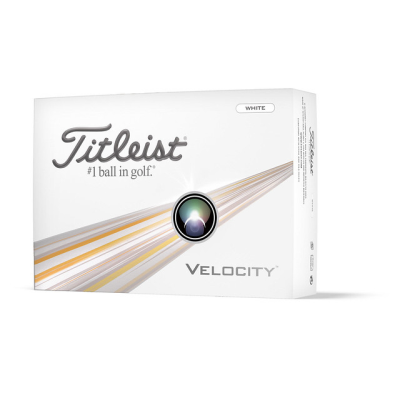 Picture of TITLEIST VELOCITY PRINTED GOLF BALL.