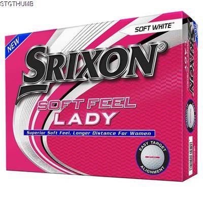 Picture of SRIXON SOFT FEEL LADY PRINTED GOLF BALL 12-47 DOZEN