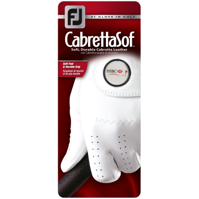 Picture of FJ FOOTJOY CABRETTASOFT GOLF GLOVES with Your Logo on the Removable Ball Marker.