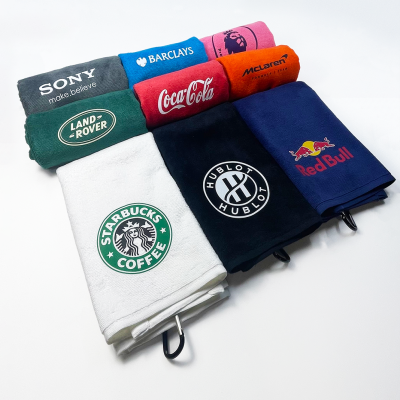 Picture of VELOUR PRINTED TRI-FOLD GOLF TOWEL