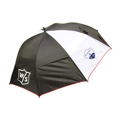 Picture of WILSON STAFF DOUBLE CANOPY 62 INCH GOLF PRINTED UMBRELLA.