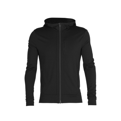 Picture of ICEBREAKER MENS QUANTUM III LS ZIP HOODED HOODY