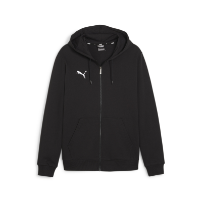 Picture of PUMA TEAMGOAL CASUALS FULL-ZIP HOODED HOODY.