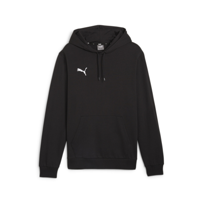 Picture of PUMA TEAMGOAL CASUALS PULLOVER HOODED HOODY - PUMA BLACK.
