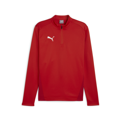 Picture of PUMA TEAMGOAL TRAINING 1 & 4 ZIP TOP - PUMA BLACK.