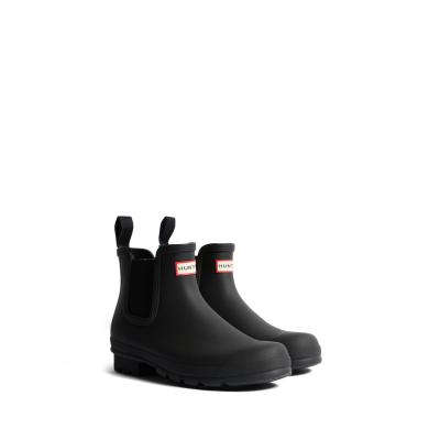 Picture of HUNTER MENS ORIGINAL CHELSEA TRI LOGO BOOT
