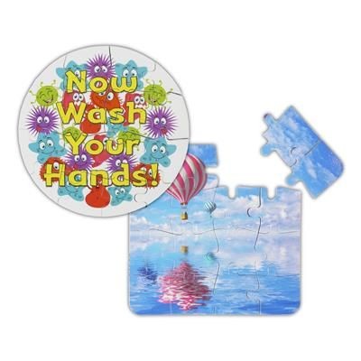 Picture of GNALVIC PVC 16 PIECE JIGSAW PUZZLE COASTER.