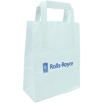 PAPER TAPE HANDLE CARRIER BAG.