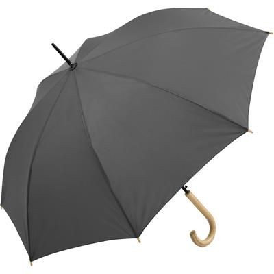 Picture of SUSTAINABLE AUTOMATIC REGULAR UMBRELLA with Cover in Grey
