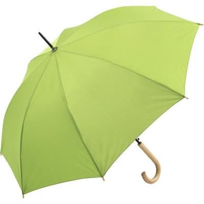 Picture of SUSTAINABLE AUTOMATIC REGULAR UMBRELLA with Cover in Lime