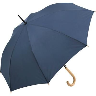 Picture of SUSTAINABLE AUTOMATIC REGULAR UMBRELLA with Cover in Navy