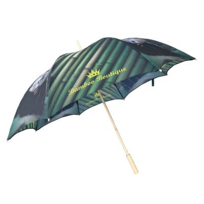 Picture of BAMBOO AUTO GOLF ECO UMBRELLA.