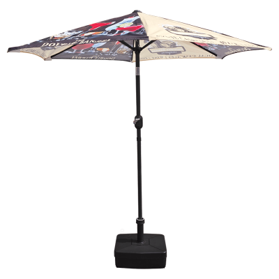 Picture of 2*3M ROUND ALUMINIUM METAL PARASOL