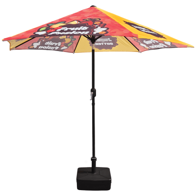 Picture of 2*7M ROUND ALUMINIUM METAL PARASOL