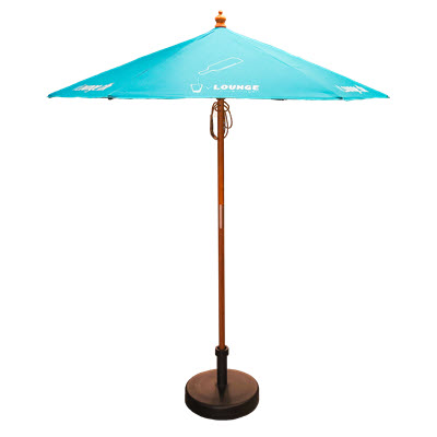 Picture of 2M ROUND WOOD PARASOL ECO