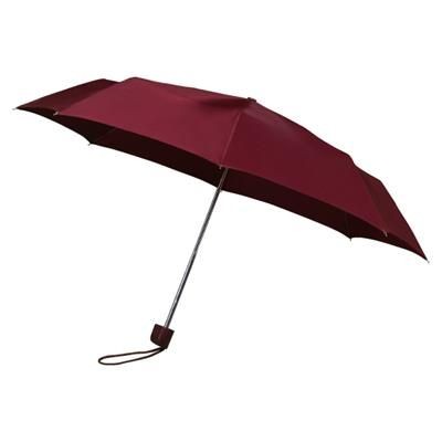 Picture of BURGUNDY ENTRY LEVEL TELESCOPIC UMBRELLA with Matching Sleeve & Handle.