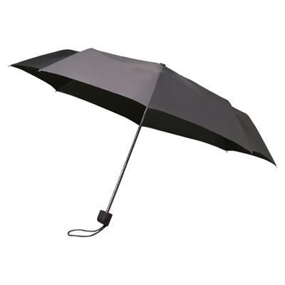 Picture of GREY ENTRY LEVEL TELESCOPIC UMBRELLA with Matching Sleeve & Handle.
