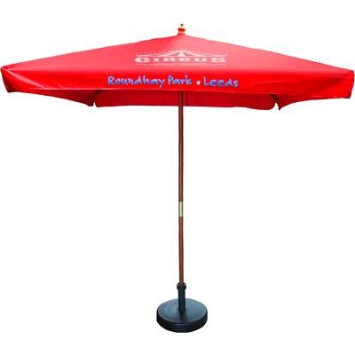 Picture of 2M SQUARE WOOD PARASOL ECO