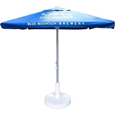 2M SQUARE ALUMINIUM METAL PARASOL