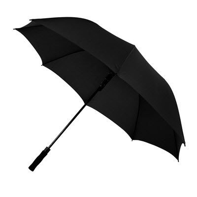 Picture of GOLF UMBRELLA AUTOMATIC WINDPROOF in Black.