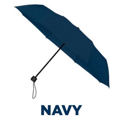 Picture of FALCONETTI® FOLDING TELESCOPIC UMBRELLA in Navy Blue.