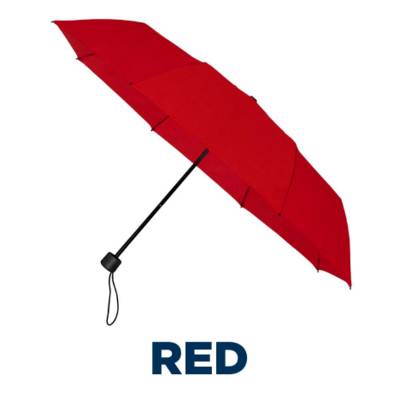 Picture of FALCONETTI® FOLDING TELESCOPIC UMBRELLA in Red.