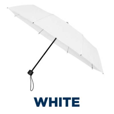 Picture of FALCONETTI® FOLDING TELESCOPIC UMBRELLA in White.