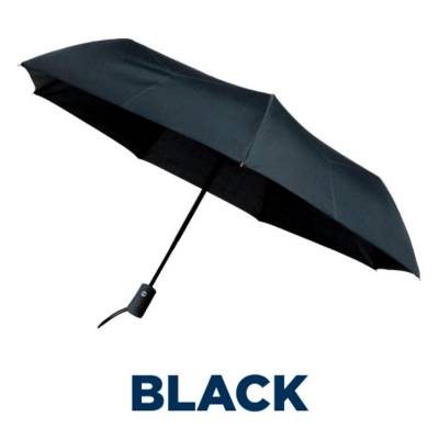 Picture of FALCONETTI® ECO TELESCOPIC UMBRELLA in Black.
