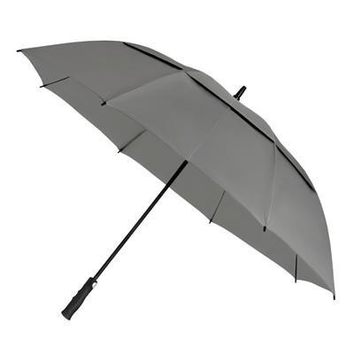 Picture of GP-51VENTED GOLF UMBRELLA AUTOMATIC WINDPROOF in Grey.