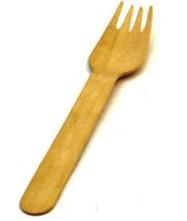 Picture of BIRCH WOOD DISPOSABLE CUTLERY FORK.