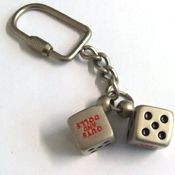 Picture of DIE CAST METAL KEYRING.