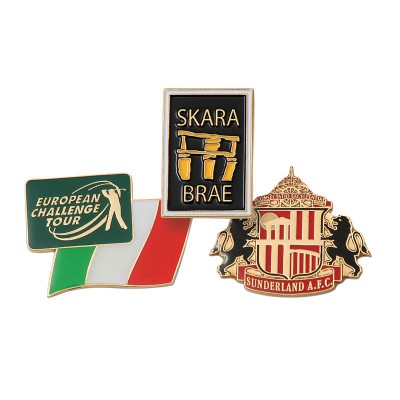 Picture of SOFT ENAMEL LAPEL PIN BADGE.