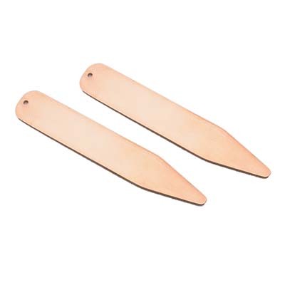 Picture of ROSE GOLD FINISH COLLAR STIFFENER PAIR.