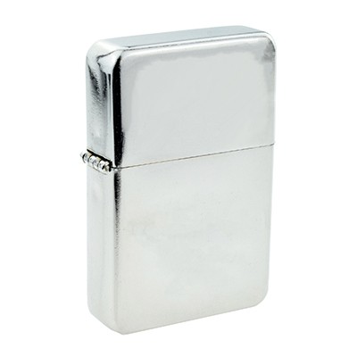 Picture of HIGH POLISH SILVER CHROME BUDGET PETROL LIGHTER