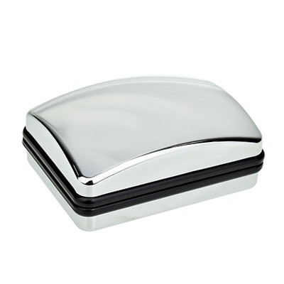 Picture of CHROMED PLASTIC CUFF LINKS BOX.