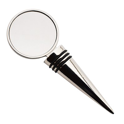Picture of BOTTLE STOPPER with Engraveble Circle Head 42mm Diameter.