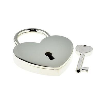 Picture of SILVER FINISH PADLOCK with Key.