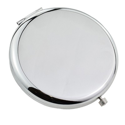 Picture of ROUND 60MM HANDBAG MIRROR SILVER FINISH