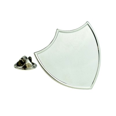 Picture of BLANK SHIELD SCHOOL BADGE.