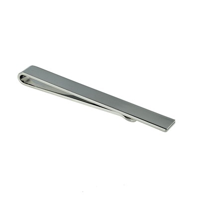 Picture of RHODIUM PLATED TIE SLIDE.
